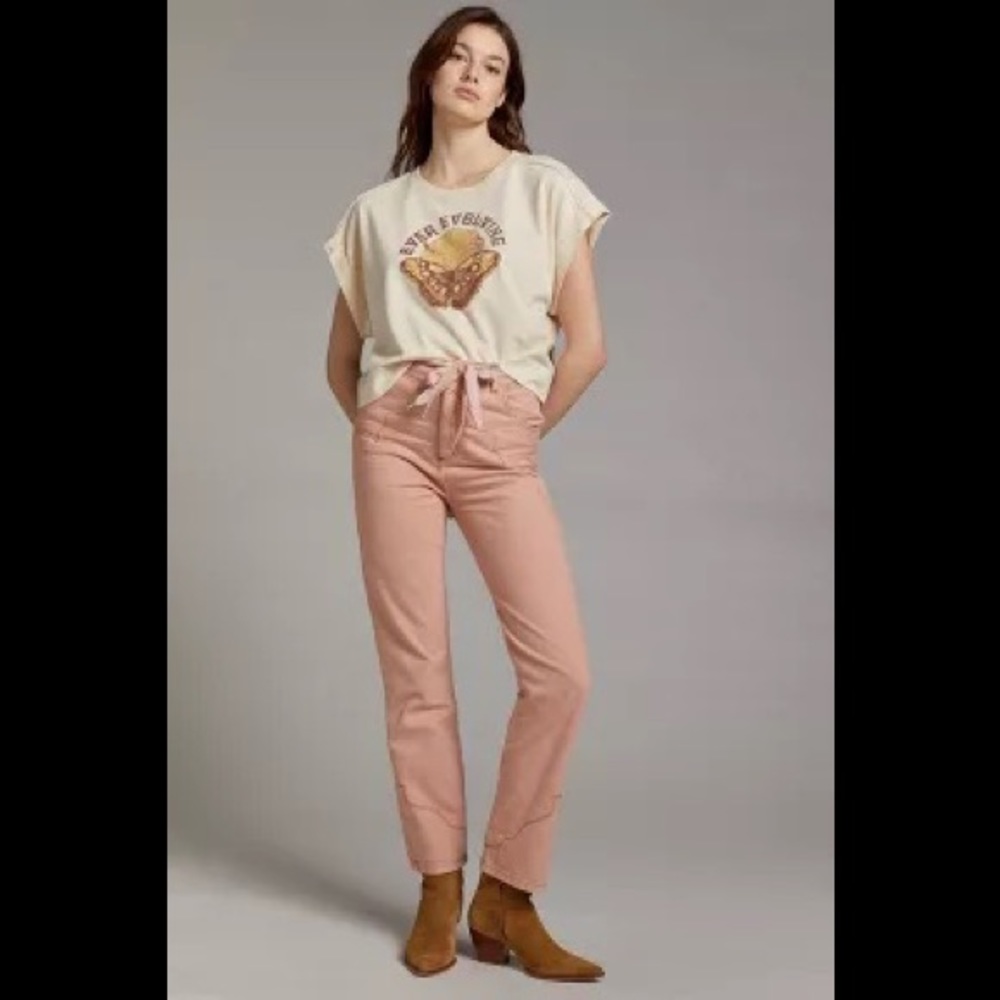 PASTICHE Seamed Ultra High Rise Slim Jeans